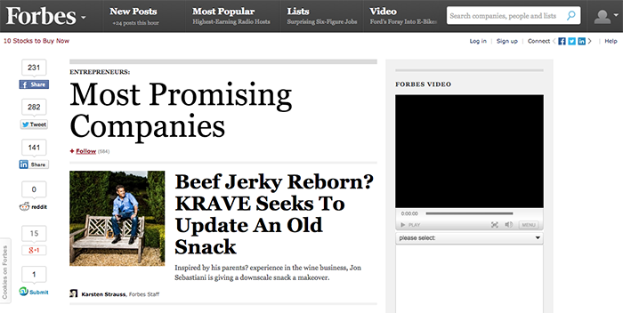 Popular news sites like Forbes may accept your guest posts if you can project an aura of expertise.