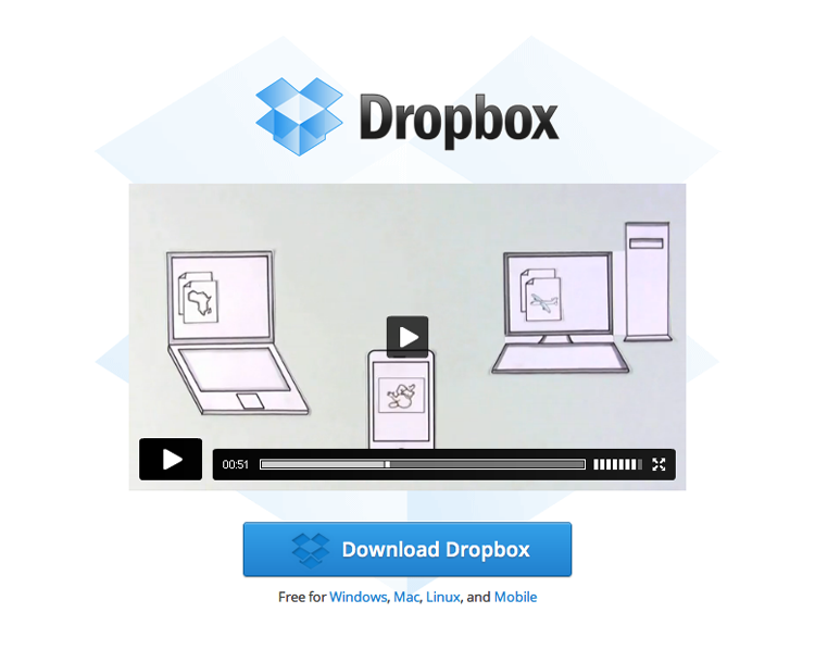 Dropbox Landing Page Strategy