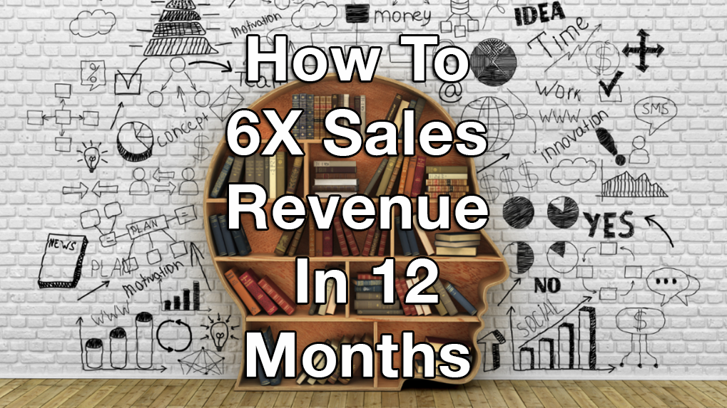 How To 6X Sales Revenue In 12 Months
