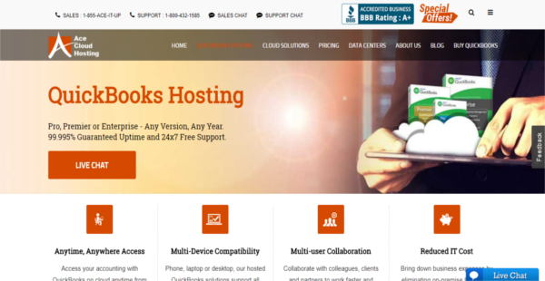 Ace Cloud – Quickbooks Hosting - Financesonline.com
