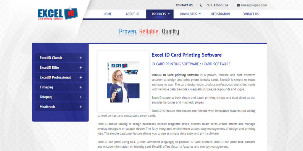 ExcelID dashboard
