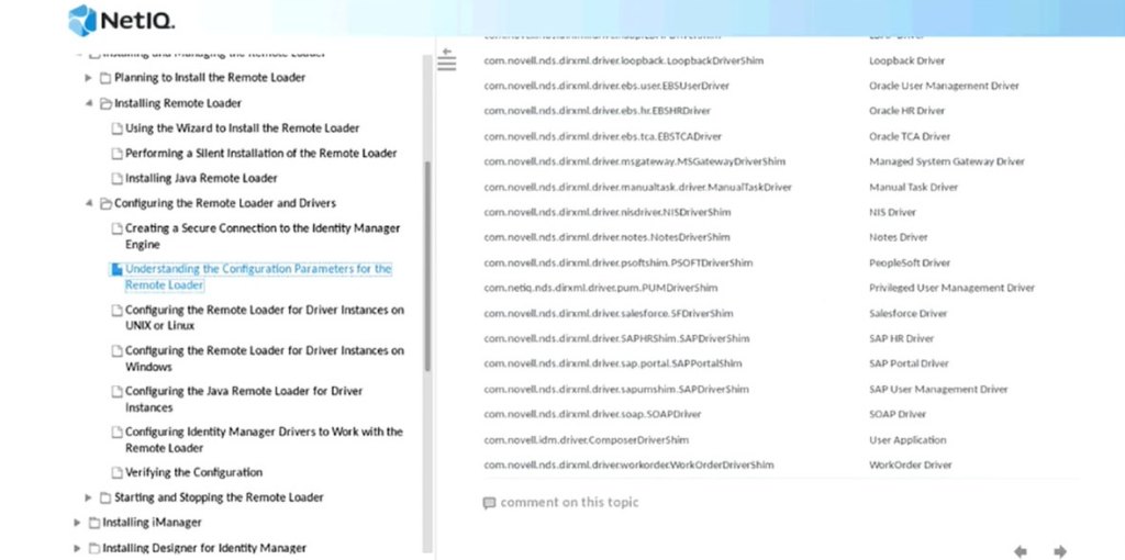 NetIQ IDM dashboard
