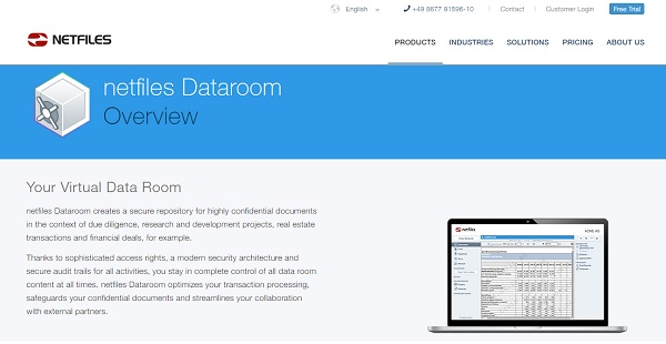 Netfiles Dataroom Reviews: Pricing & Software Features 2024 ...