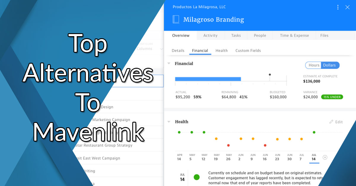 Top alternatives to Mavenlink