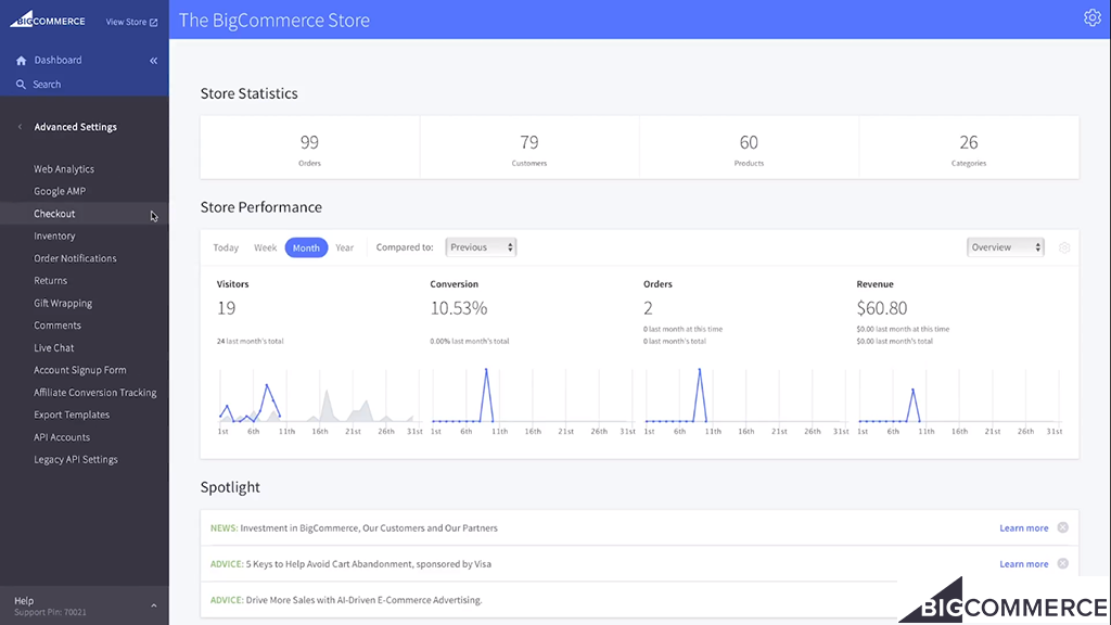 bigcommerce checkout page