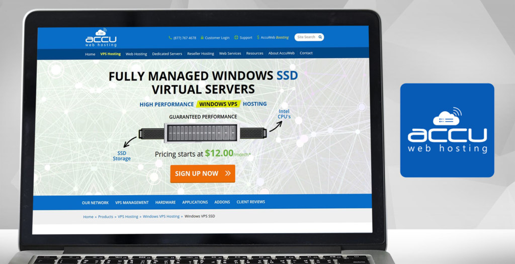 accuweb dashboard example