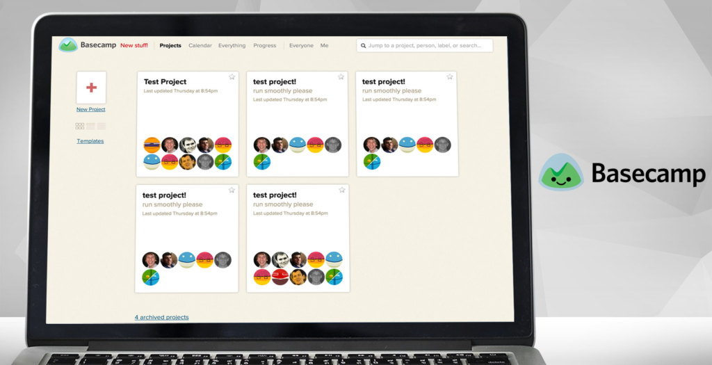 basecamp dashboard example