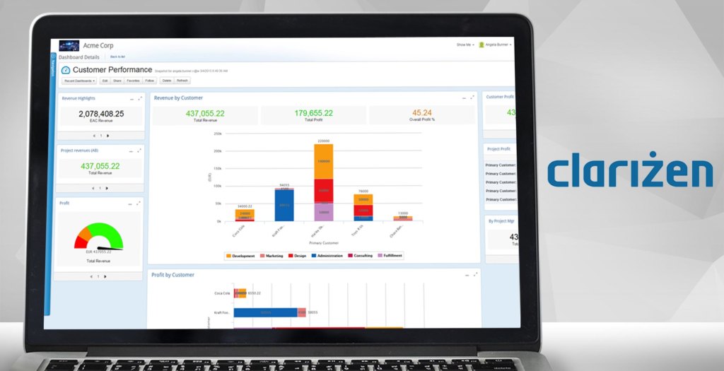 clarizen dashboard example