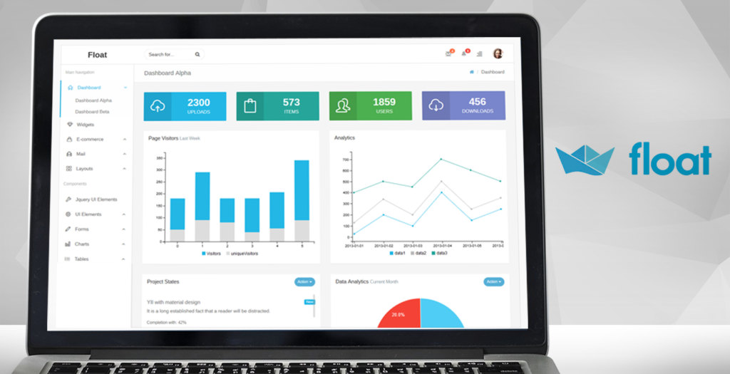 float dashboard example
