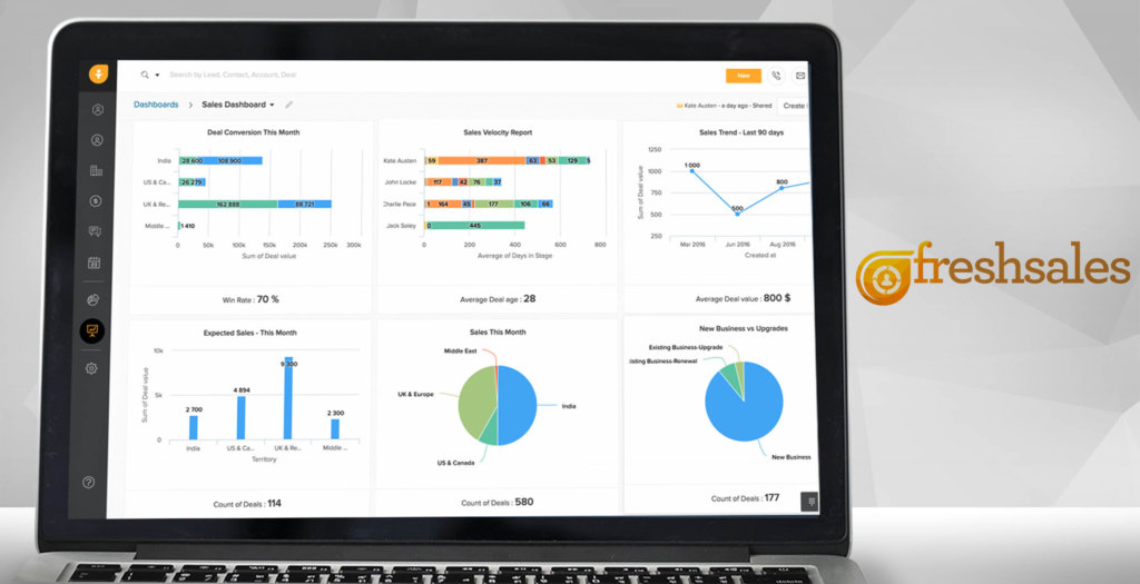 freshsales dashboard example