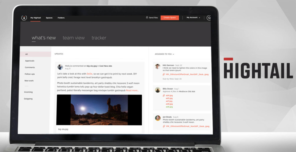 high tail dashboard example