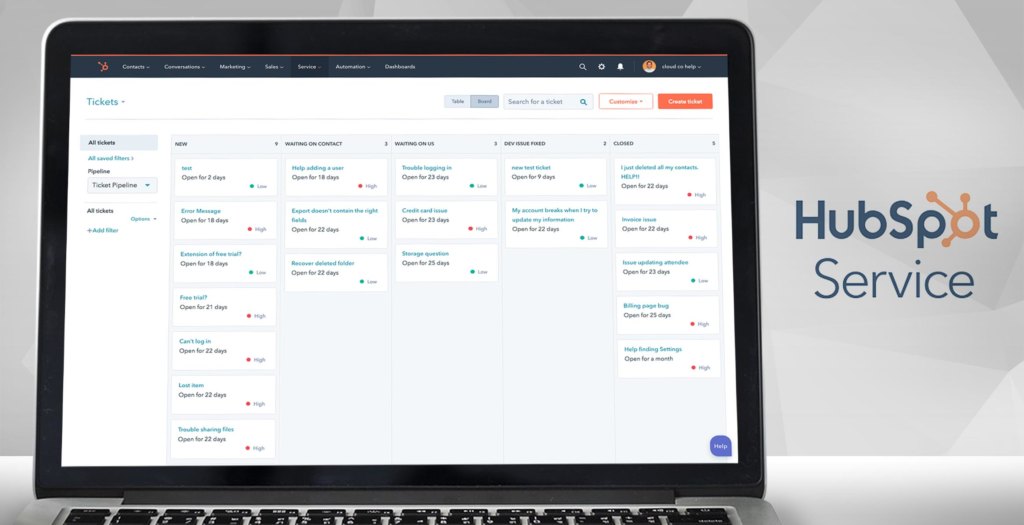 hubspot dashboard example