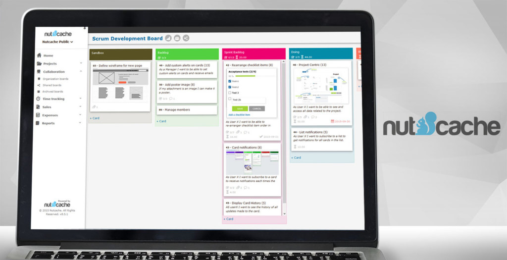 nutcache dashboard example