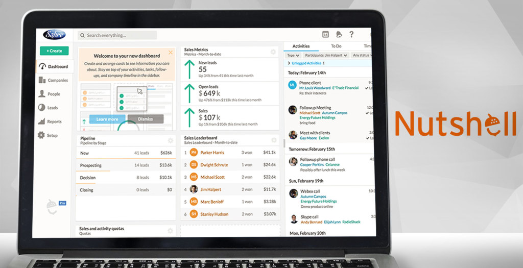 nutshell dashboard example
