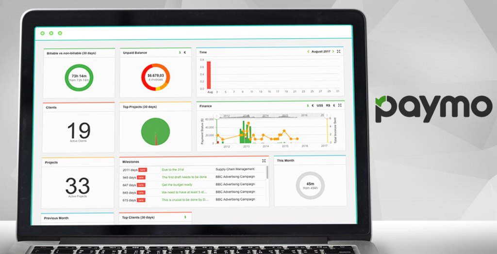 paymo dashboard example