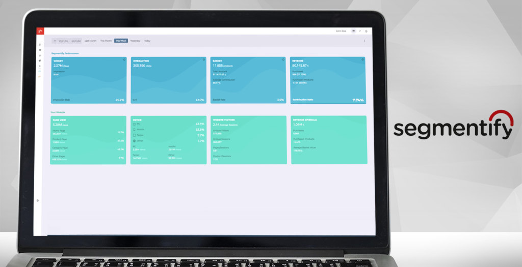 segmentify dashboard example