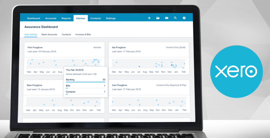 xero dashboard example