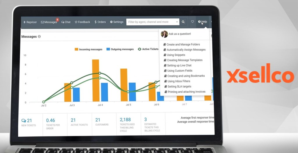 xsellco dashboard example