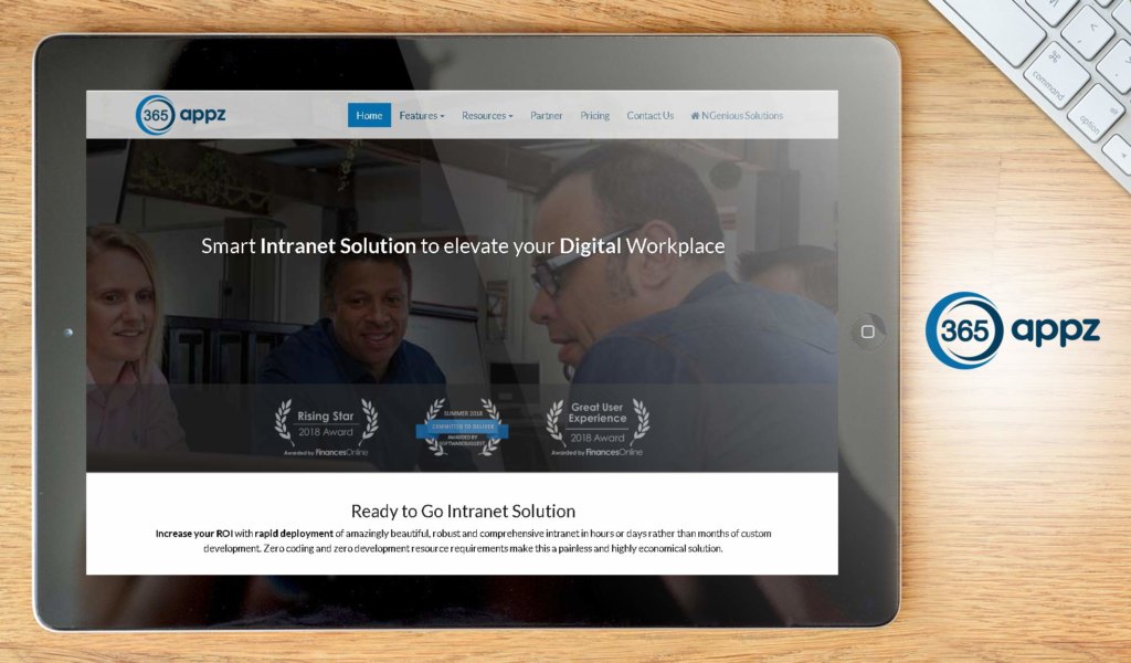 365 appz dashboard example