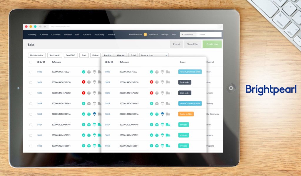 brightpearl dashboard example