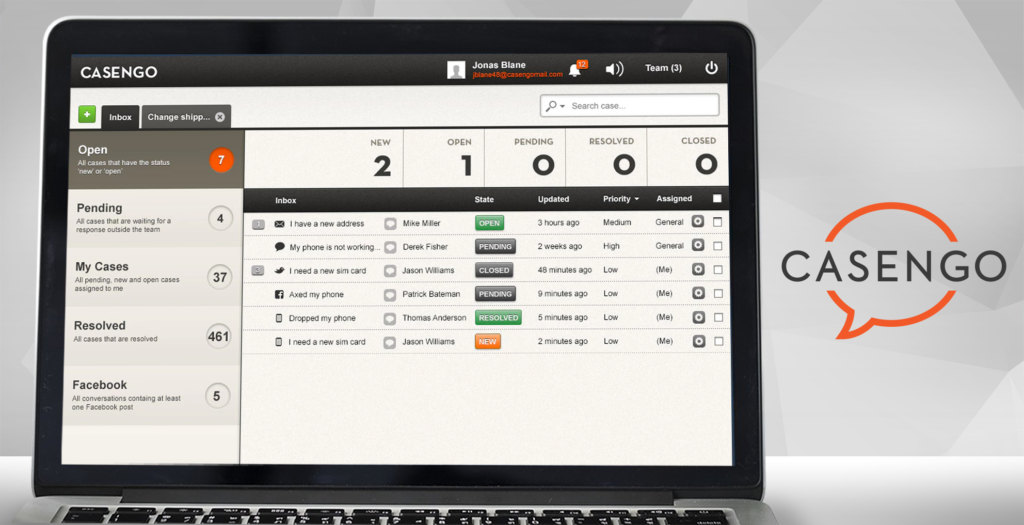 casengo dashboard example