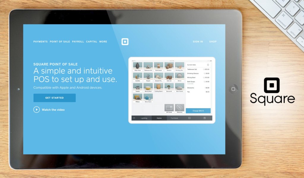 Square dashboard example