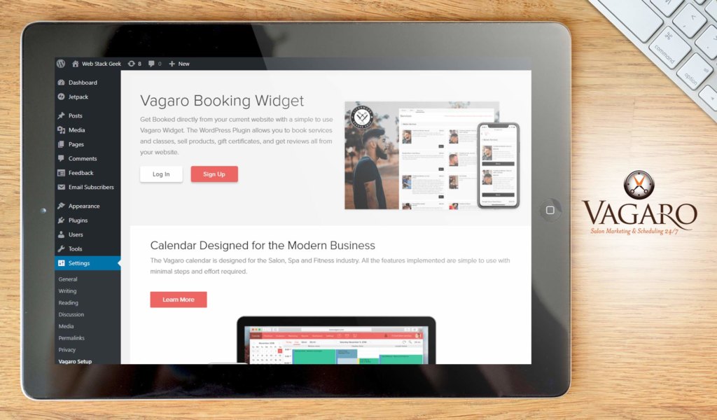 vagaro dashboard example
