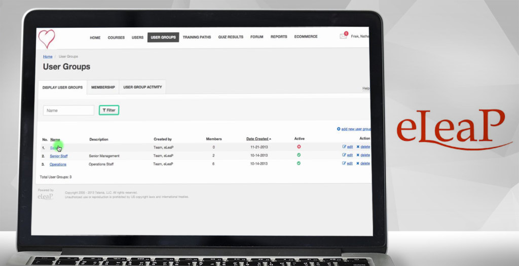 eleap dashboard example
