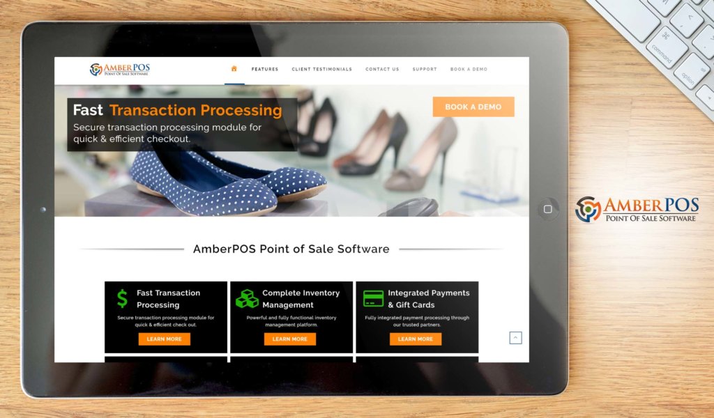 AmberPOS dashboard example