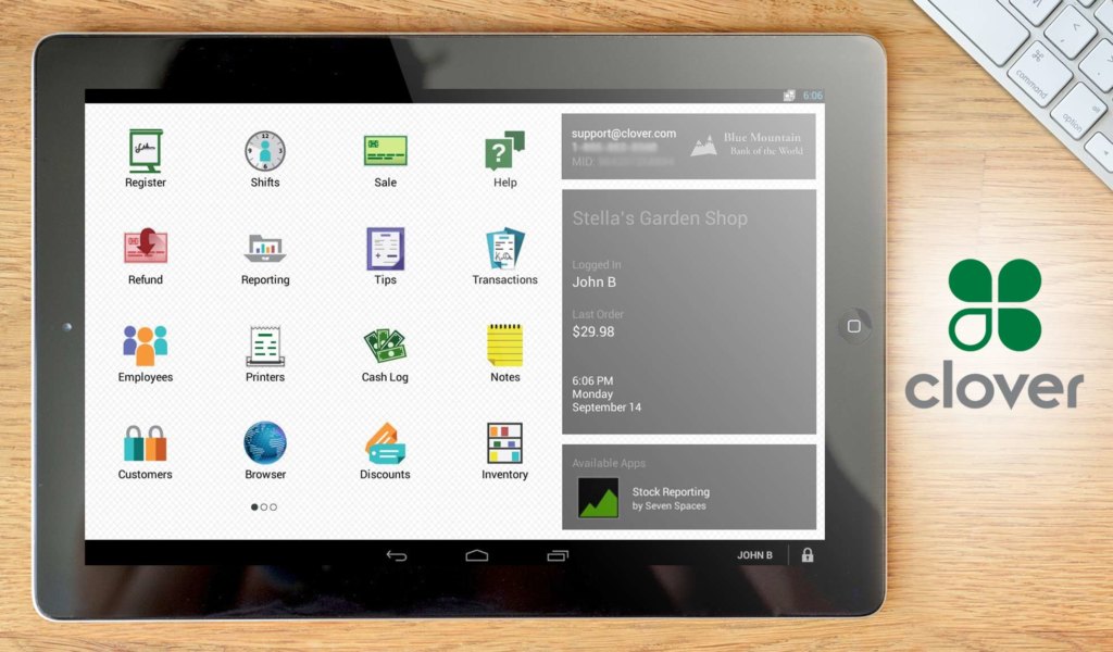 clover dashboard