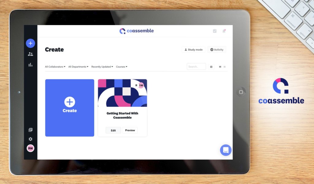 Coassemble dashboard