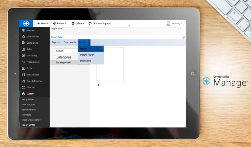 connectwise manage dashboard example