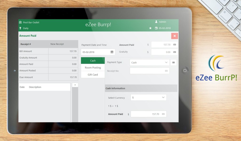 ezee burrp dashboard example