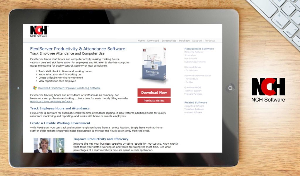 FlexiServer dashboard