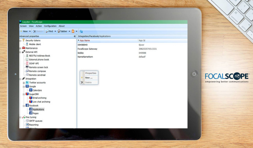 focalscope dashboard example
