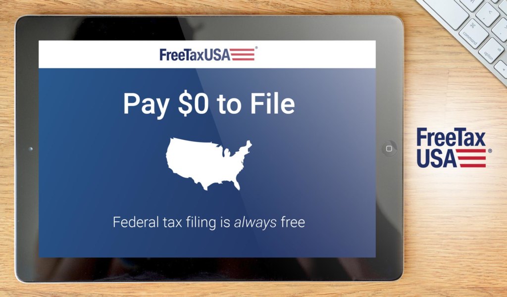 FreeTaxUSA dashboard example