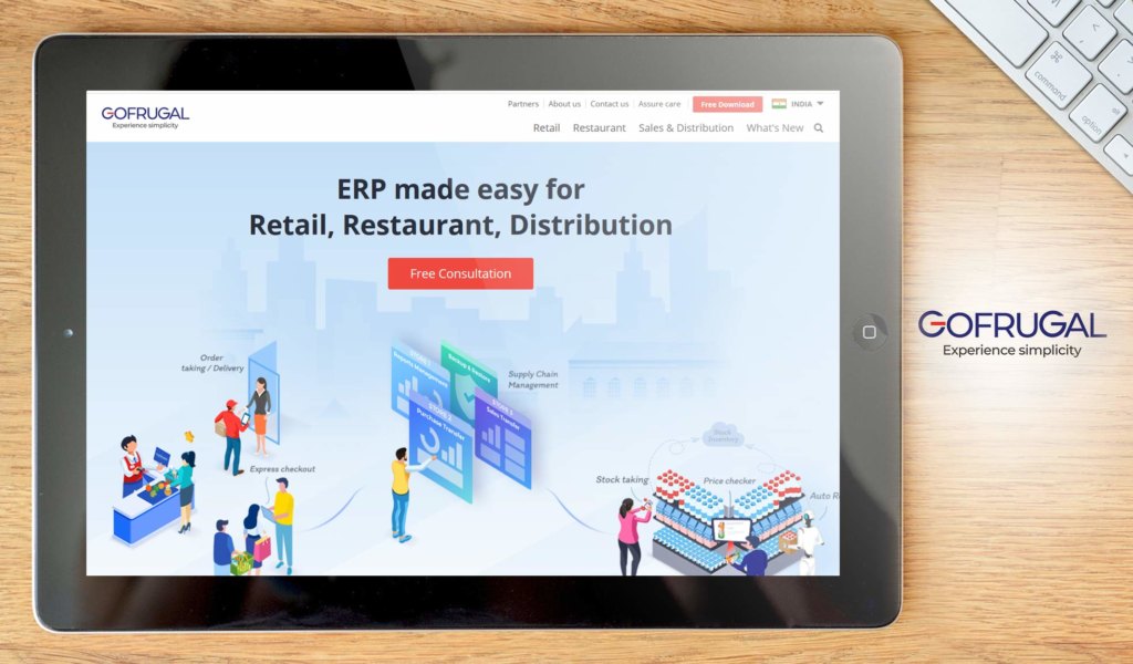 GoFrugal POS dashboard example
