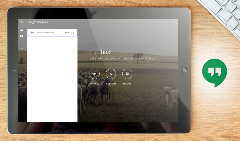 google hangout dashboard example