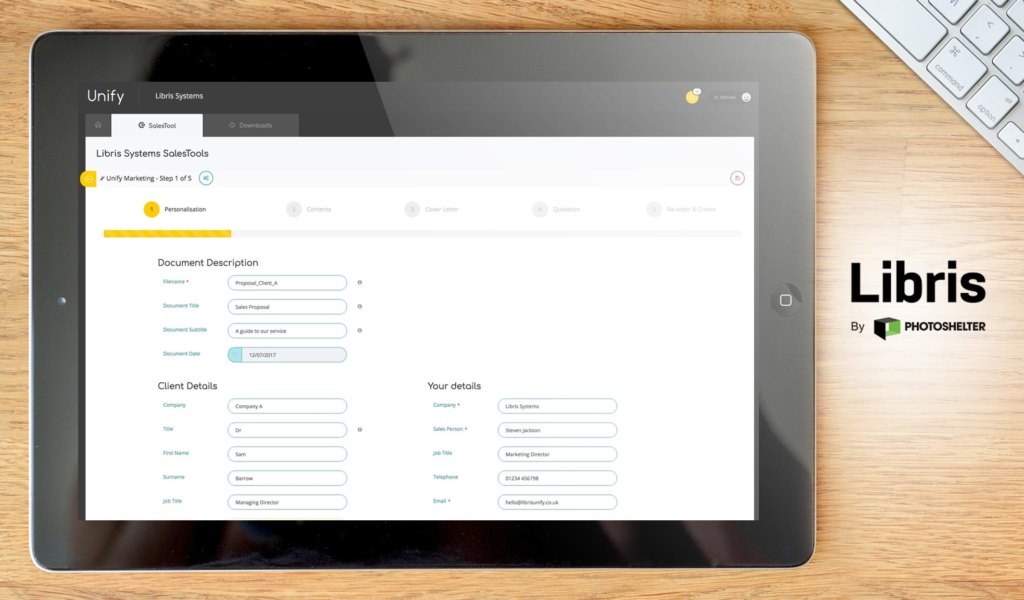 Photoshelter for Brands dashboard