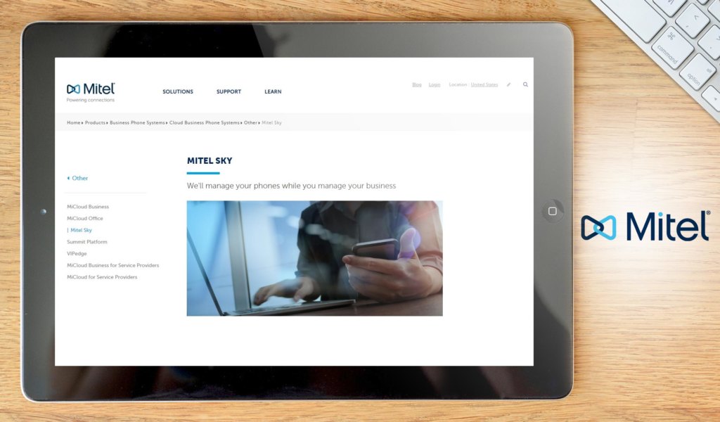 mitel sky dashboard example