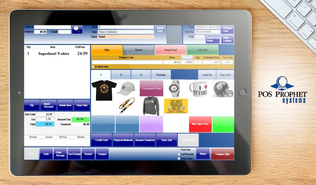 POSexpress dashboard example