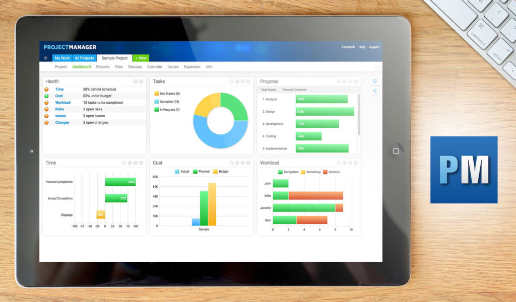 projectmanager dashboard
