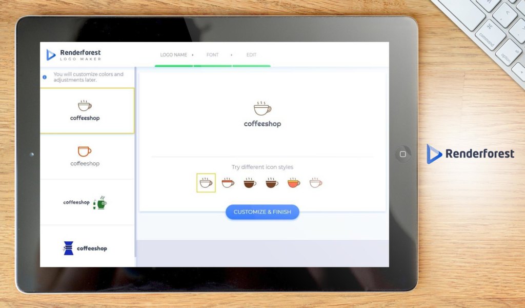 renderforest dashboard example