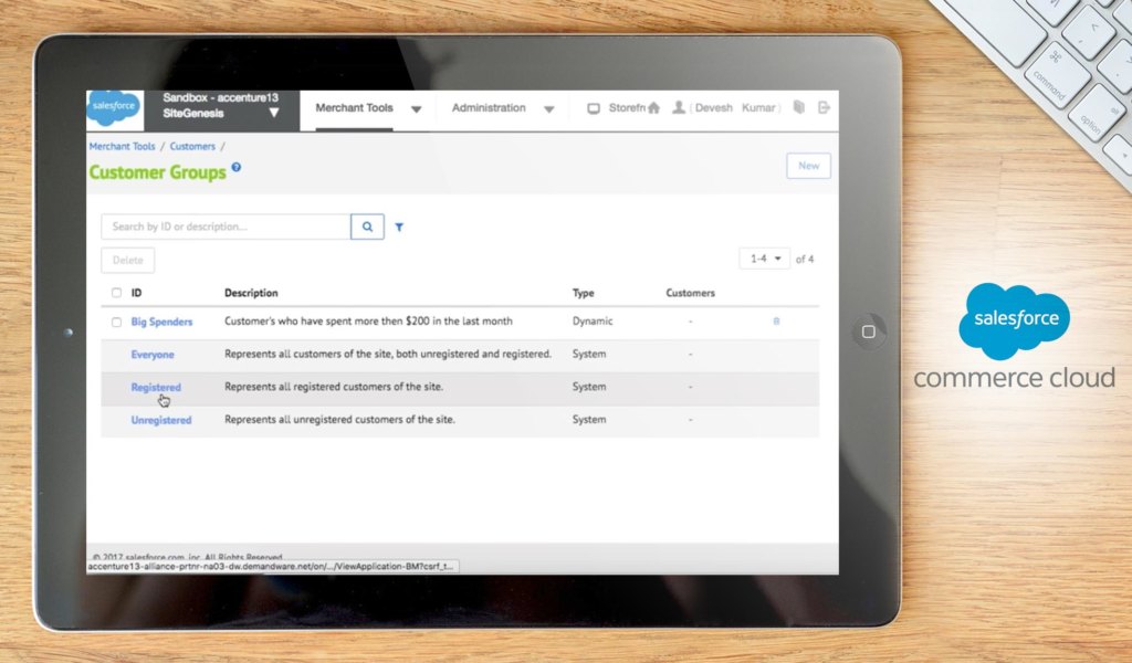salesforce commerce cloud dashboard