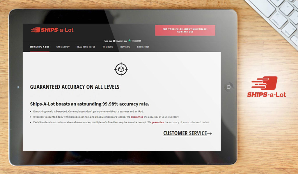 ships a lot dashboard example