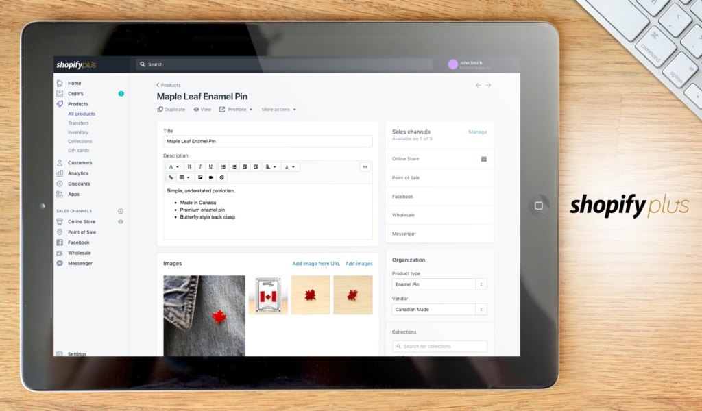 shopify plus dashboard
