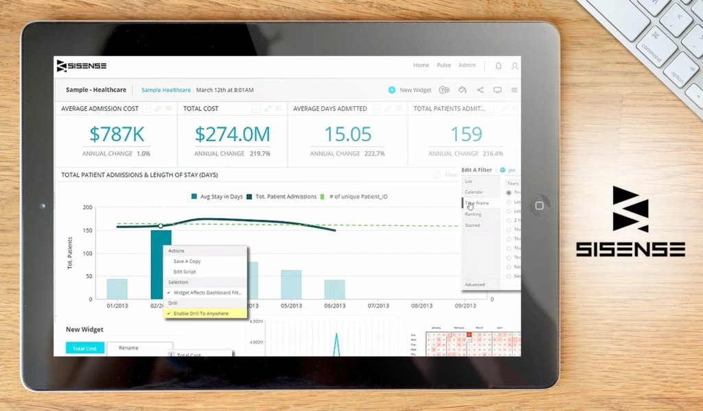 sisense dashboard example