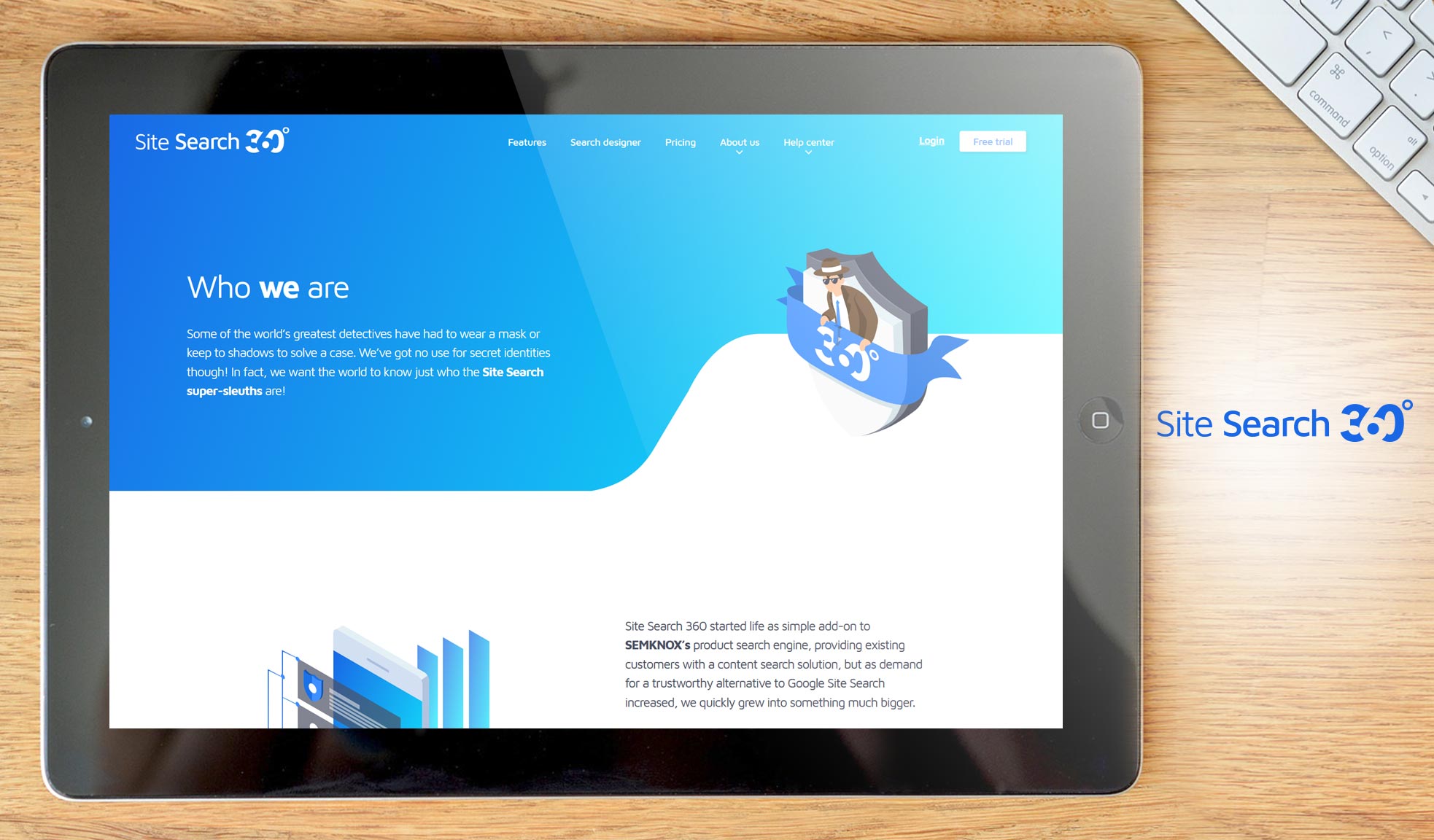 Site Search 360 dashboard example