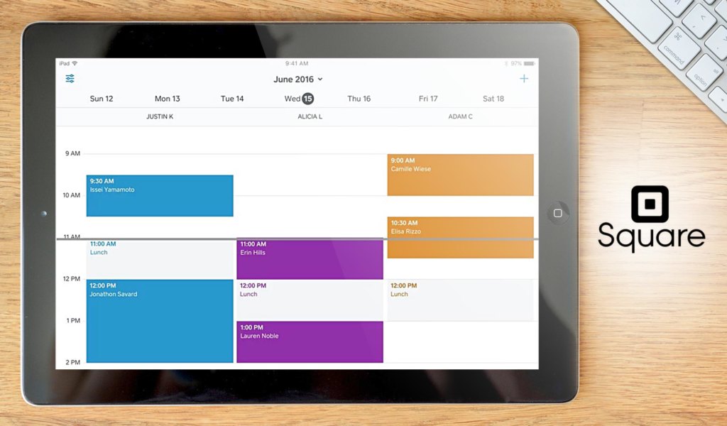 square dashboard example