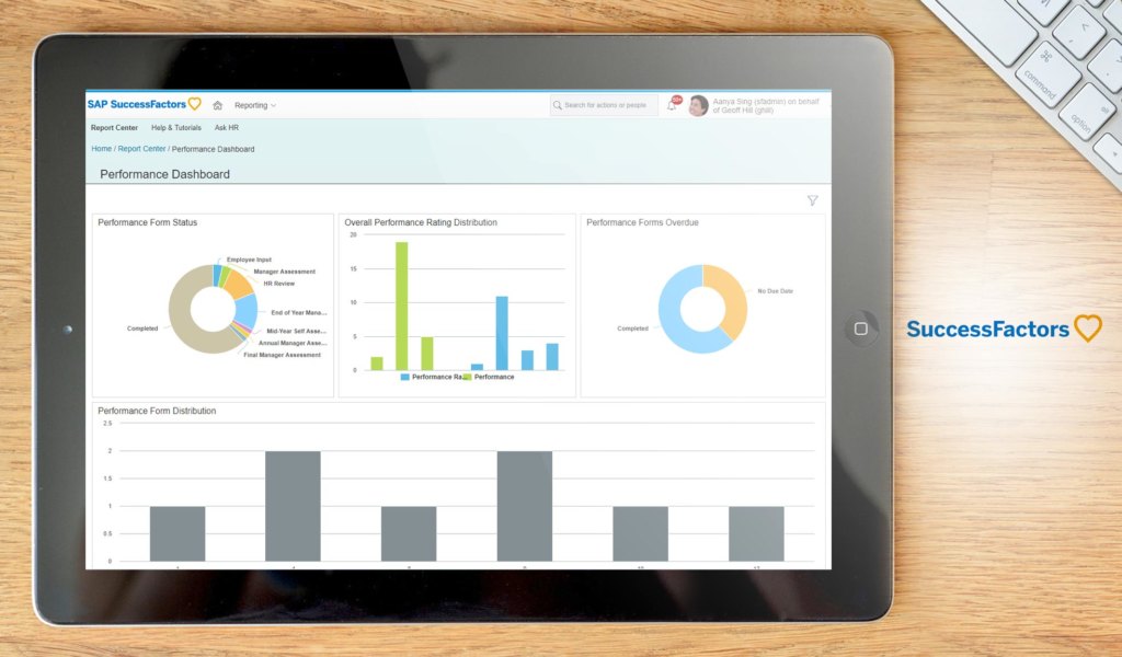 successfactors dashboard example